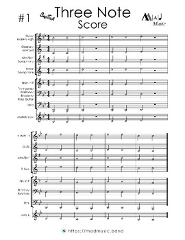 SupTech — 3-note exercises · Full Band