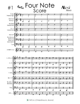 SupTech — 4-note exercises · Full Band